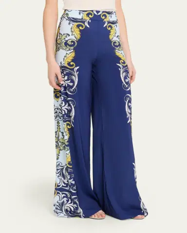 Alice + Olivia Athena Wide-Leg Pants | Thumbnail 4 Alice + Olivia Athena Wide-Leg Pants | Thumbnail 4