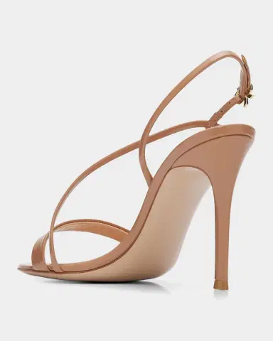 Gianvito Rossi 95MM Metallic Sandals | Thumbnail 2