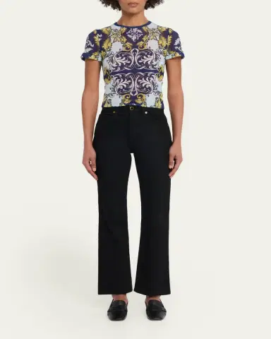 Alice + Olivia Tess Crewneck Tee | Thumbnail 2 Alice + Olivia Tess Crewneck Tee | Thumbnail 2