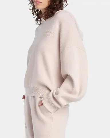 Favorite Daughter The Cropped Fatigue Sisters Hoodie | Thumbnail 3