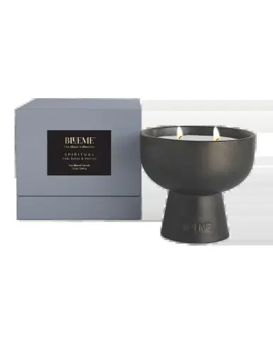 Blueme BLK Spiritual Medium Candle - Palo Santo & Vetiver | Thumbnail 2 Blueme BLK Spiritual Medium Candle - Palo Santo & Vetiver | Thumbnail 2