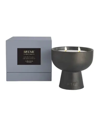 Blueme BLK Spiritual Medium Candle - Palo Santo & Vetiver | Thumbnail 1 Blueme BLK Spiritual Medium Candle - Palo Santo & Vetiver | Thumbnail 1
