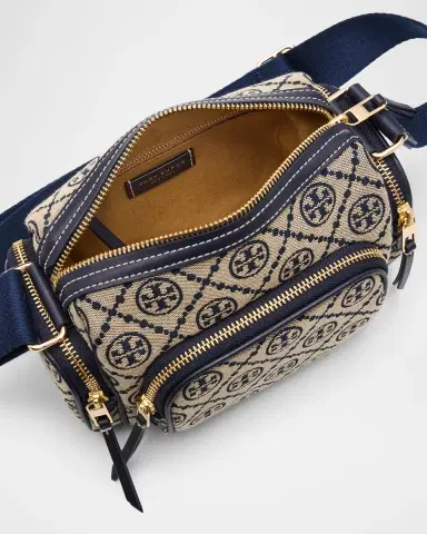 Tory Burch T Monogram Jacquard Pocket Crossbody Bag | Thumbnail 4 Tory Burch T Monogram Jacquard Pocket Crossbody Bag | Thumbnail 4