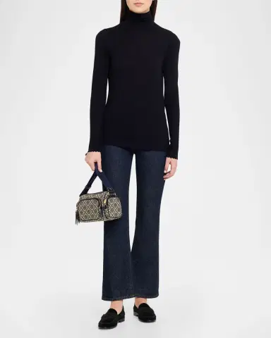 Tory Burch T Monogram Jacquard Pocket Crossbody Bag | Thumbnail 5 Tory Burch T Monogram Jacquard Pocket Crossbody Bag | Thumbnail 5