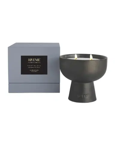 Blueme BLK Nostalgia Medium Candle - Bergamot & Musk | Thumbnail 1 Blueme BLK Nostalgia Medium Candle - Bergamot & Musk | Thumbnail 1
