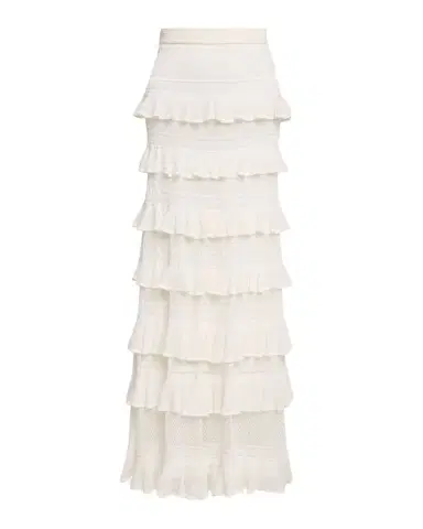 Zimmermann Luna Lace Ruffled Maxi Skirt | Thumbnail 1