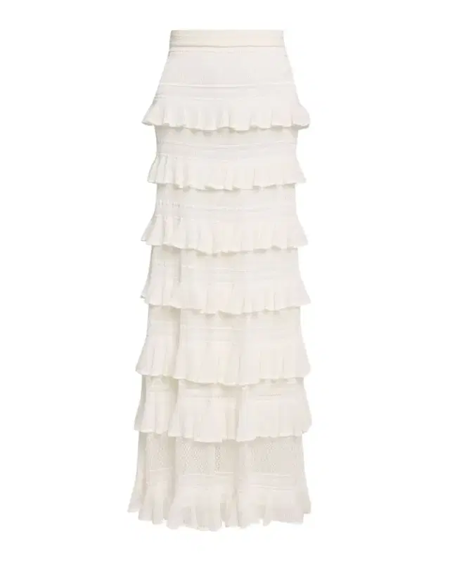 Luna Lace Ruffled Maxi Skirt