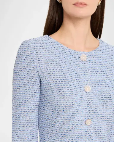 Misook Button-Down Knit Mini Dress | Thumbnail 4 Misook Button-Down Knit Mini Dress | Thumbnail 4