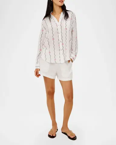 Rails Charli Seashell Embroidered Shirt | Thumbnail 2