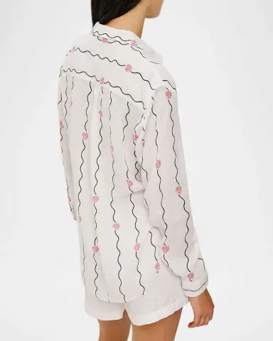 Rails Charli Seashell Embroidered Shirt | Thumbnail 3