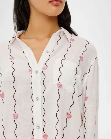 Rails Charli Seashell Embroidered Shirt | Thumbnail 5