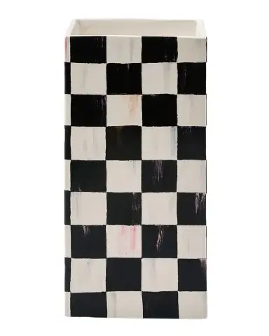 MacKenzie-Childs Courtly Check 11" Pillar Vase | Thumbnail 1 MacKenzie-Childs Courtly Check 11" Pillar Vase | Thumbnail 1