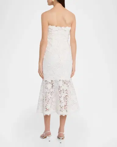 Generation Love Makaia 3D Butterfly Guipure Lace Midi Dress | Thumbnail 3 Generation Love Makaia 3D Butterfly Guipure Lace Midi Dress | Thumbnail 3