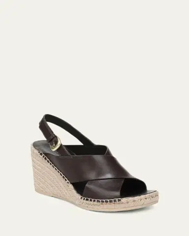 Vince Georgia Leather Espadrille Wedge Sandals | Thumbnail 2 Vince Georgia Leather Espadrille Wedge Sandals | Thumbnail 2