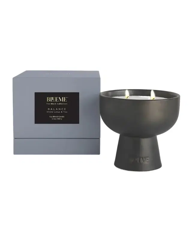 Blueme BLK Balance Medium Candle - White Lotus & Tea