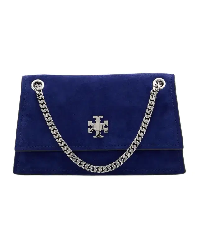 Tory Burch Kira Turnlock Suede Convertible Shoulder Bag