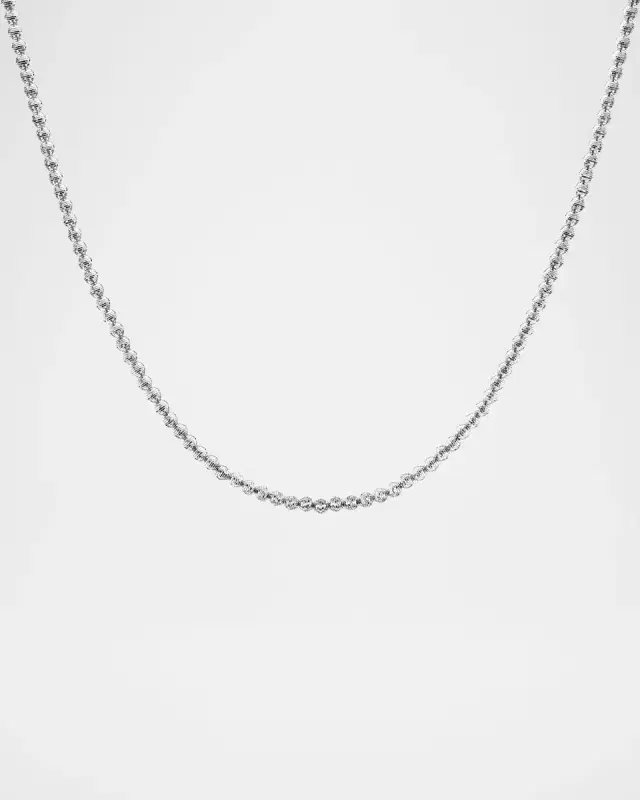 Platinum Born Aura Bold Necklace, 16-18"L