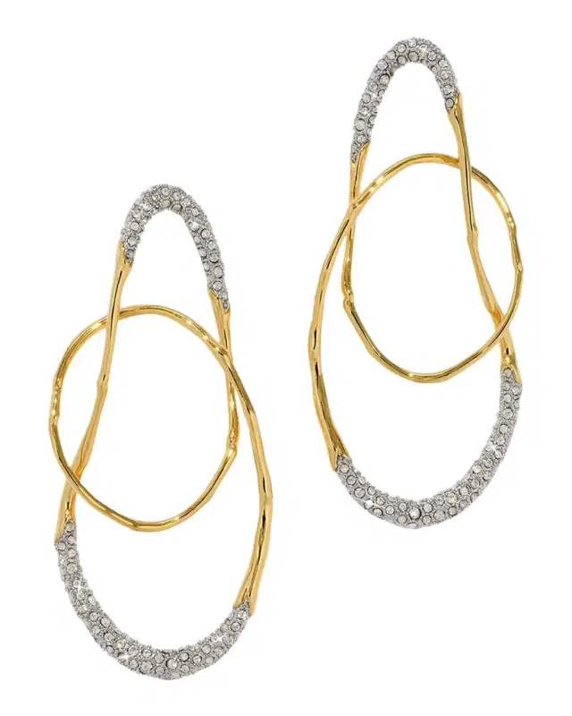 Solanales Crystal Large Orbit Earrings