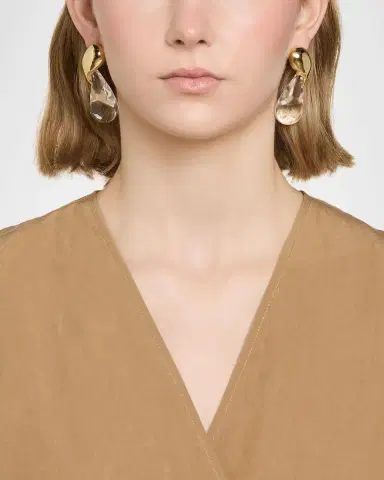 Alexis Bittar Liquid Lucite Modernist Earrings | Thumbnail 2