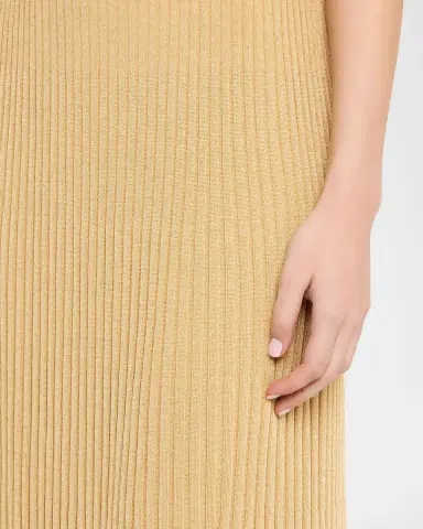 Zimmermann Luna Metallic Ribbed Midi Skirt | Thumbnail 5