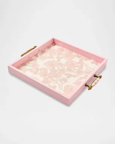 MacKenzie-Childs Rosy English Garden Serving Tray | Thumbnail 2