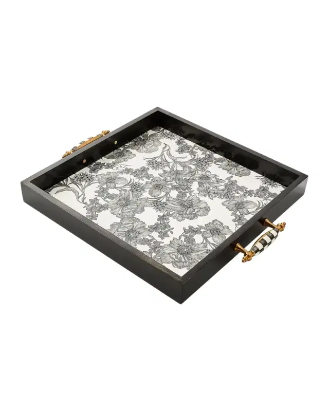 MacKenzie-Childs Courtly English Garden Serving Tray