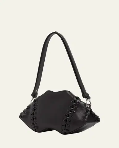 Alexander McQueen Lace-Up Corset Leather Shoulder Bag | Thumbnail 3 Alexander McQueen Lace-Up Corset Leather Shoulder Bag | Thumbnail 3