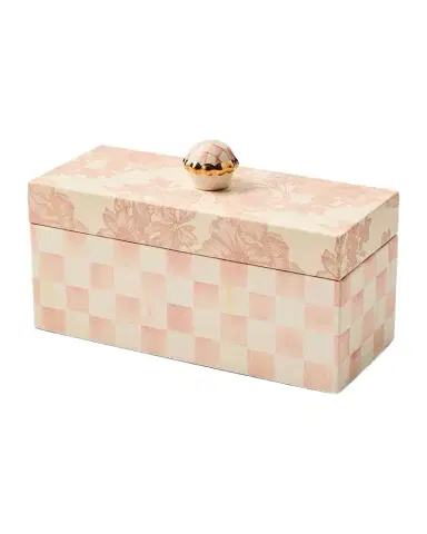 MacKenzie-Childs Rosy English Garden Faux Leather Box | Thumbnail 1