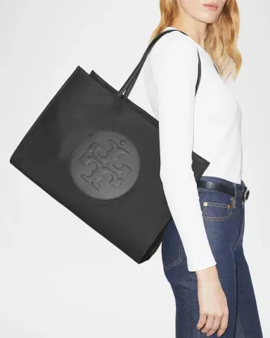 Tory Burch Ella Logo Recycled Nylon Tote Bag | Thumbnail 2 Tory Burch Ella Logo Recycled Nylon Tote Bag | Thumbnail 2