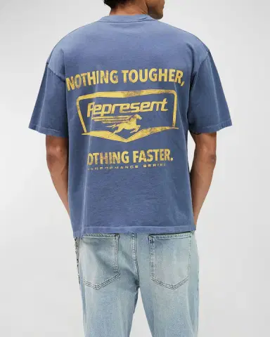 Represent Men's Nothing Faster Cotton T-Shirt | Thumbnail 2