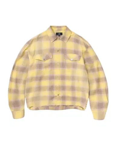 Represent Men's Vintage Flannel Snap-Front Shirt | Thumbnail 1