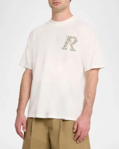 Represent Men's Western Initial Cotton T-Shirt | Thumbnail 4 Represent Men's Western Initial Cotton T-Shirt | Thumbnail 4
