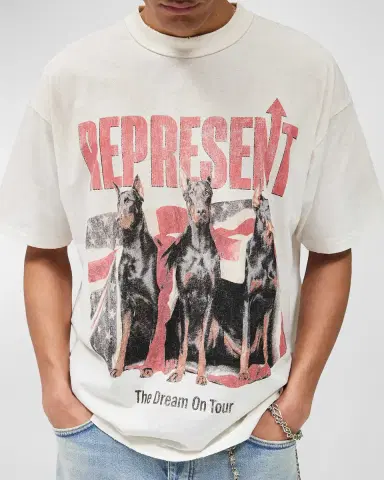 Represent Men's Dream On Tour Cotton and Hemp T-Shirt | Thumbnail 4