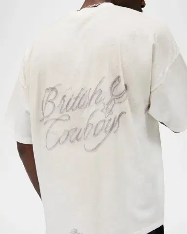 Represent Men's British Cowboys Distressed T-Shirt | Thumbnail 2