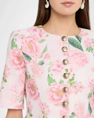 Generation Love Adriana Floral Short-Sleeve Jacket | Thumbnail 5
