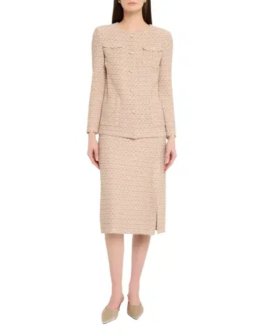 Misook Heritage Tonal Tweed Knit Jacket | Thumbnail 1
