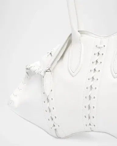 Alexander McQueen Manta Leather Corset Shoulder Bag | Thumbnail 6 Alexander McQueen Manta Leather Corset Shoulder Bag | Thumbnail 6