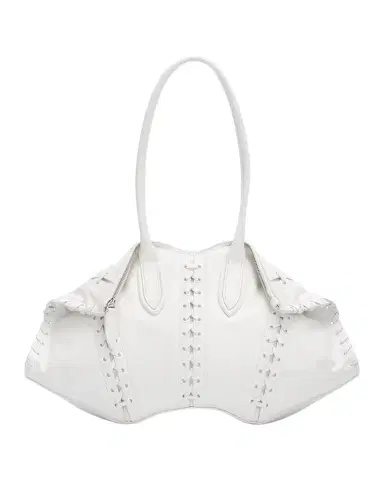 Alexander McQueen Manta Leather Corset Shoulder Bag | Thumbnail 1 Alexander McQueen Manta Leather Corset Shoulder Bag | Thumbnail 1