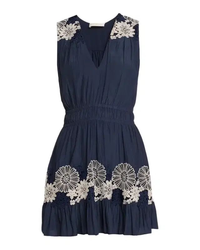 Mackenzie Embroidered Mini Dress