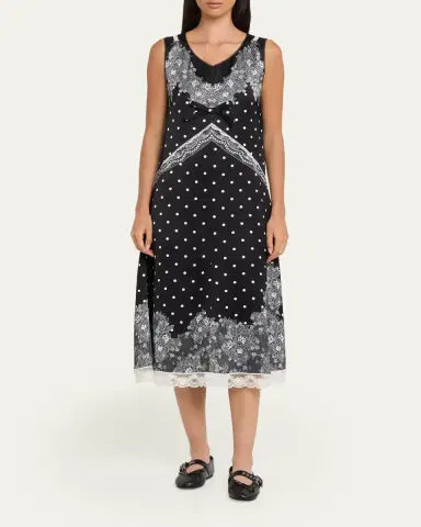 Marc Jacobs Trompe L'Oeil Slip Midi Dress | Thumbnail 7