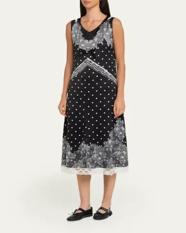 Marc Jacobs Trompe L'Oeil Slip Midi Dress | Thumbnail 9