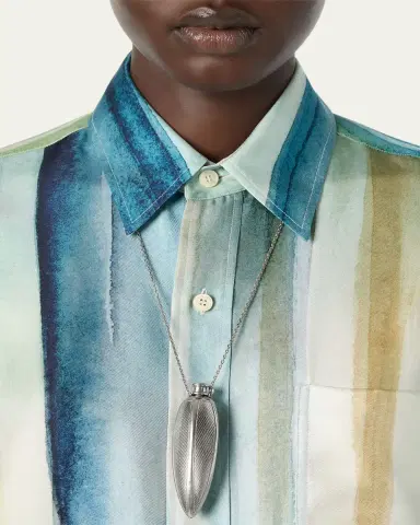Loro Piana Kailee Abstract-Print Silk Twill Shirtdress | Thumbnail 5