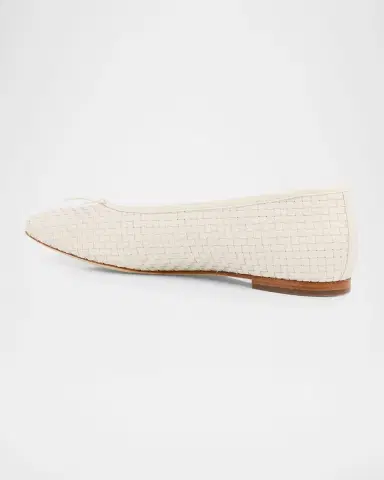 Vince Darla Woven Leather Ballerina Flats | Thumbnail 6 Vince Darla Woven Leather Ballerina Flats | Thumbnail 6