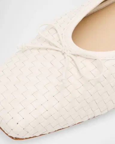 Vince Darla Woven Leather Ballerina Flats | Thumbnail 7 Vince Darla Woven Leather Ballerina Flats | Thumbnail 7