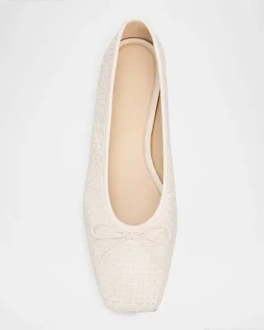 Vince Darla Woven Leather Ballerina Flats | Thumbnail 8 Vince Darla Woven Leather Ballerina Flats | Thumbnail 8