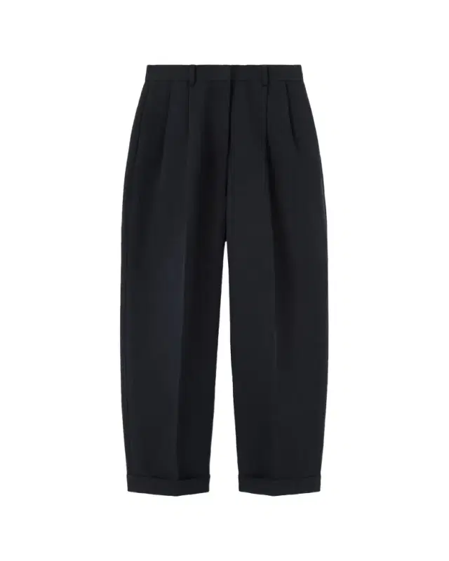 Cale Linen Straight-Leg Ankle Trousers