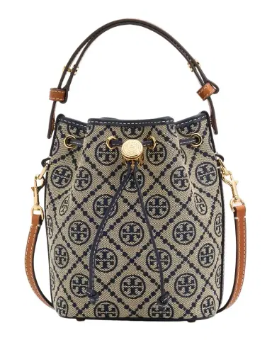 Tory Burch T Monogram Mini Jacquard Bucket Bag | Thumbnail 1 Tory Burch T Monogram Mini Jacquard Bucket Bag | Thumbnail 1