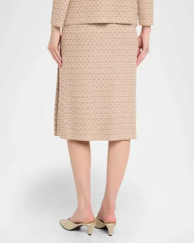 Misook Tonal Tweed Straight Knit Skirt | Thumbnail 3 Misook Tonal Tweed Straight Knit Skirt | Thumbnail 3