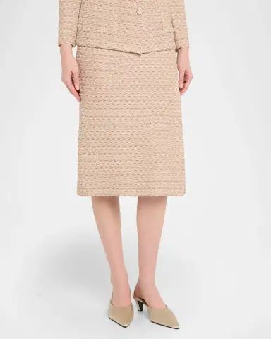 Misook Tonal Tweed Straight Knit Skirt | Thumbnail 4 Misook Tonal Tweed Straight Knit Skirt | Thumbnail 4