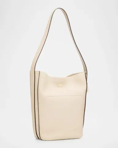 Tory Burch Lock Slim Leather Bucket Bag | Thumbnail 3